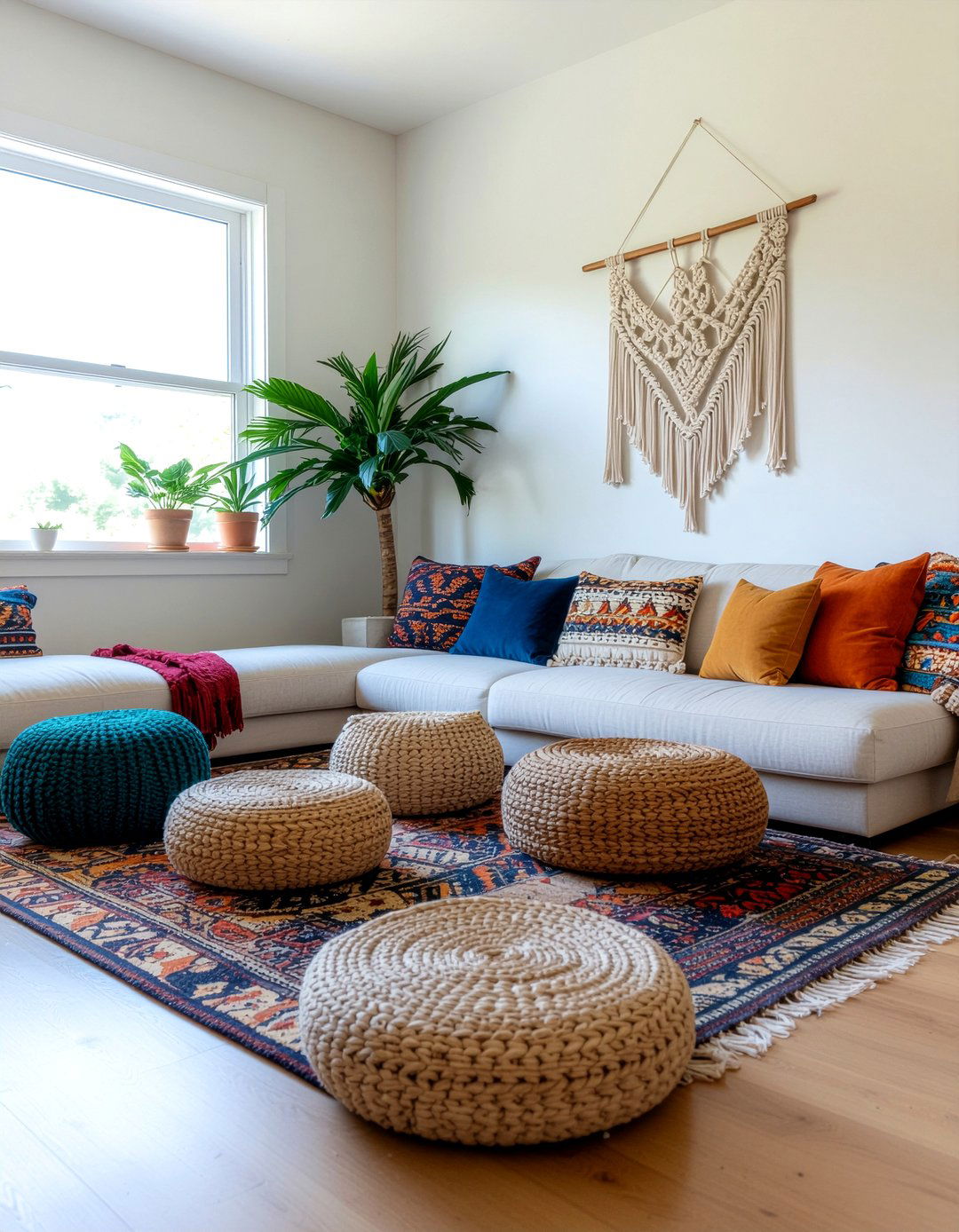 Boho chic style - 30 maximalist living room ideas