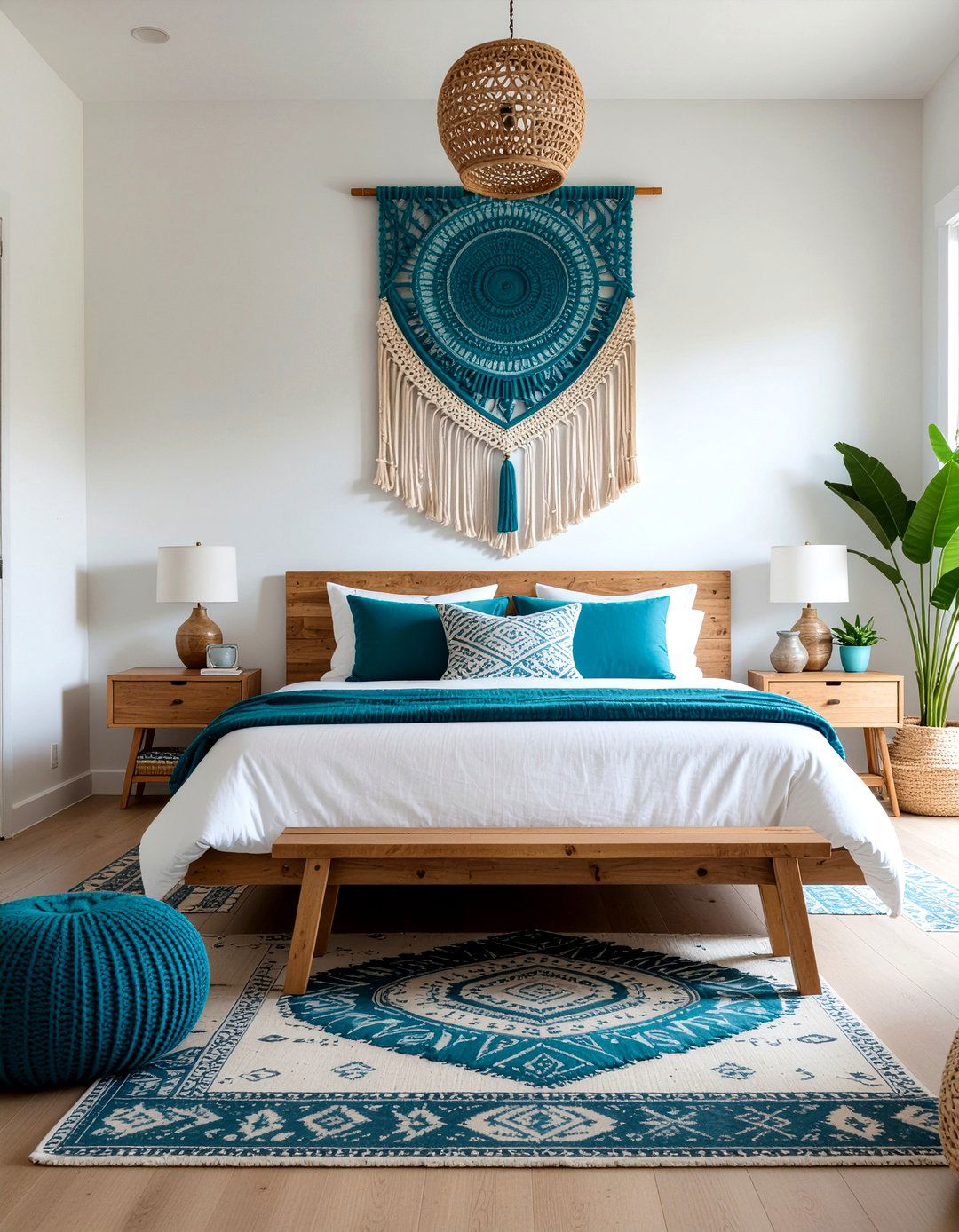 Boho coastal bedroom - 30 beach themed bedroom ideas
