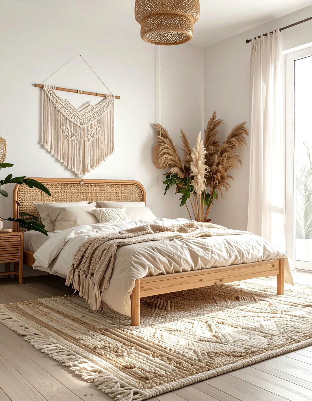 Boho cream bedroom style - 30 cream bedroom decor ideas