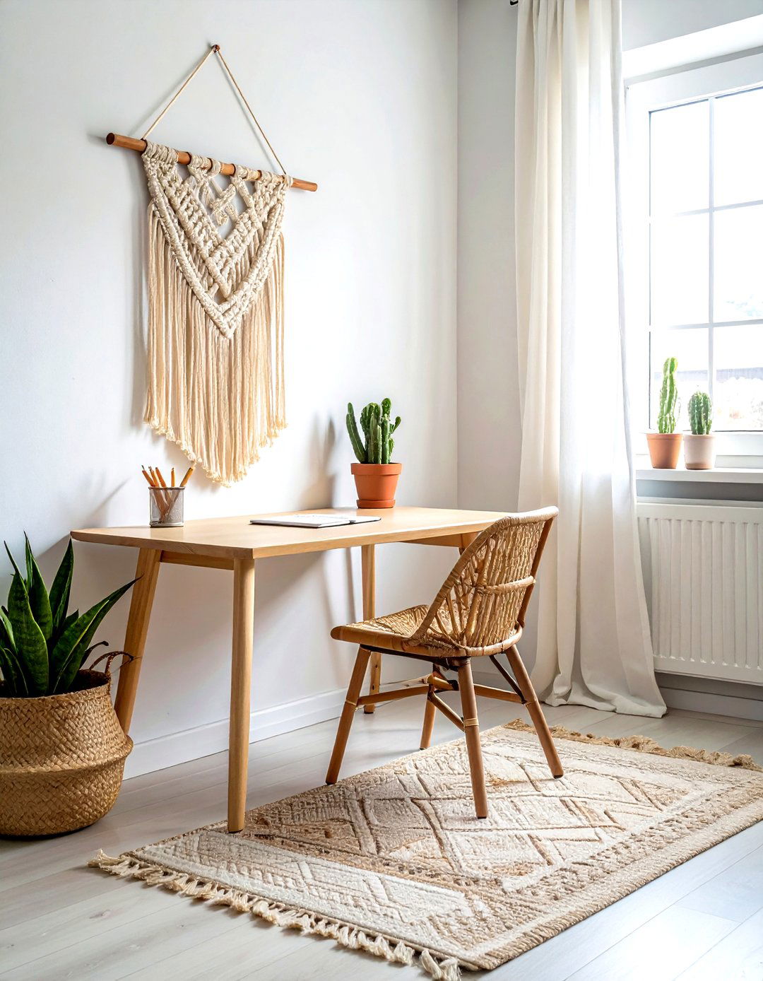 Boho desk decor - 30 desk styling ideas