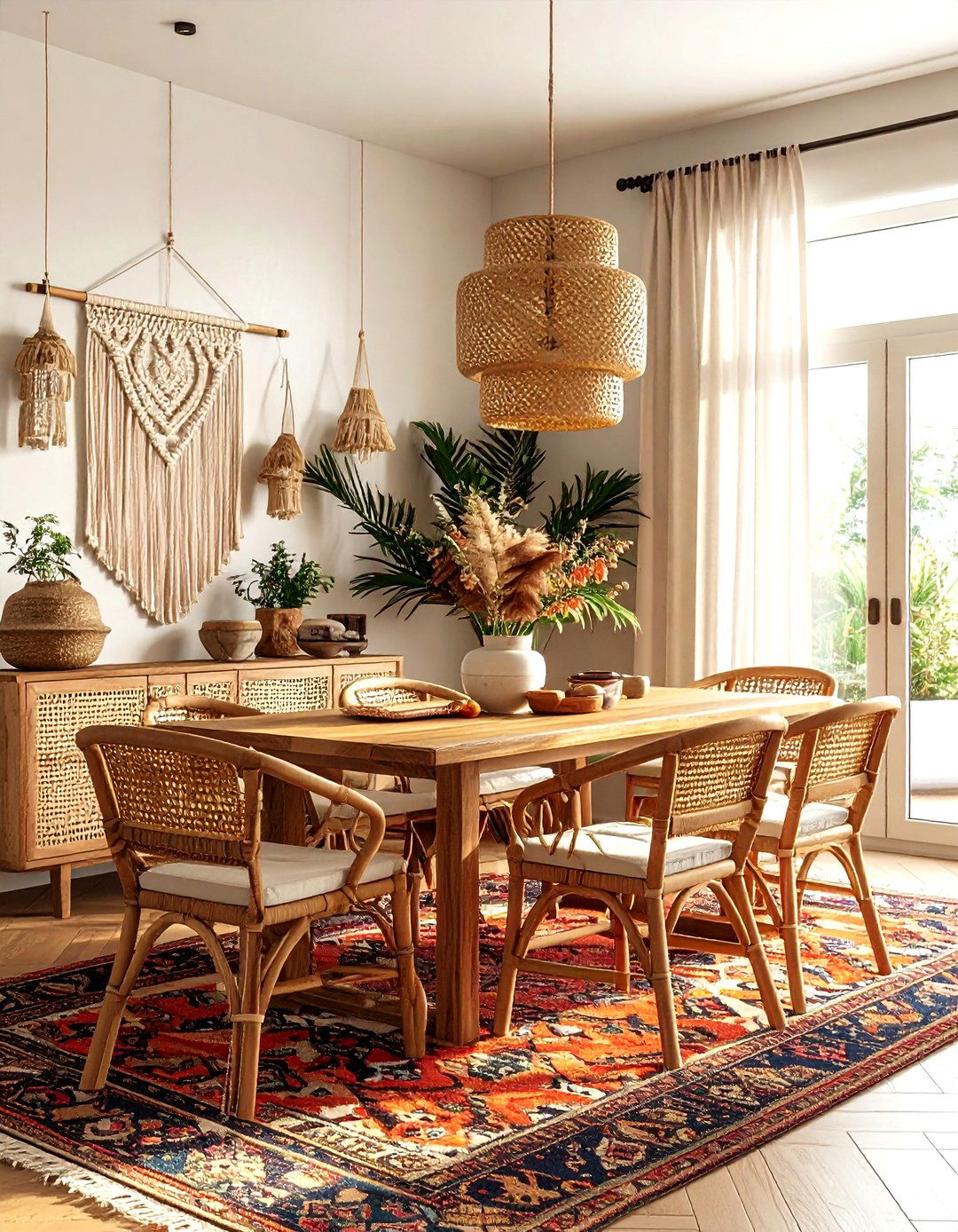 Boho dining room decor - 30 inexpensive dining room ideas