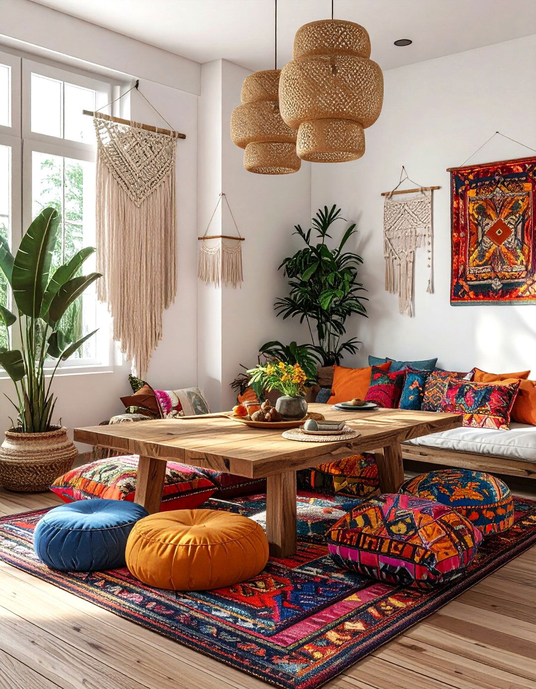 Boho dining room furniture - 30 dining room enhancement ideas
