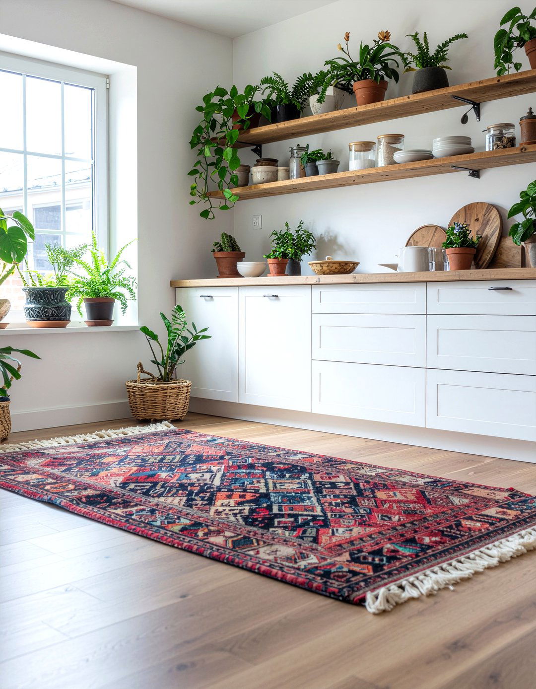 Boho kitchen rug - 30 kitchen rug ideas