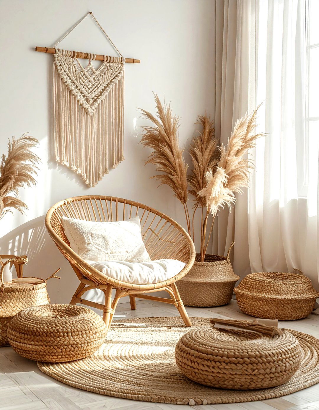 Boho living room furniture - 30 airy living room ideas