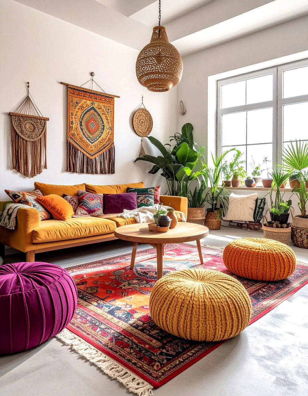 Boho living room style - 30 cozy living room settings