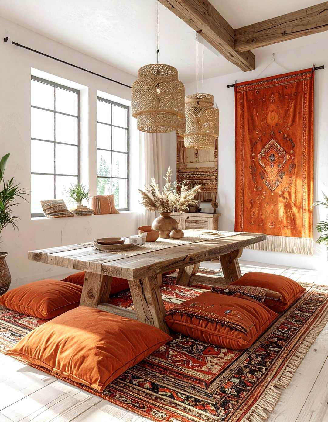 Boho loft dining room - 30 loft dining room ideas