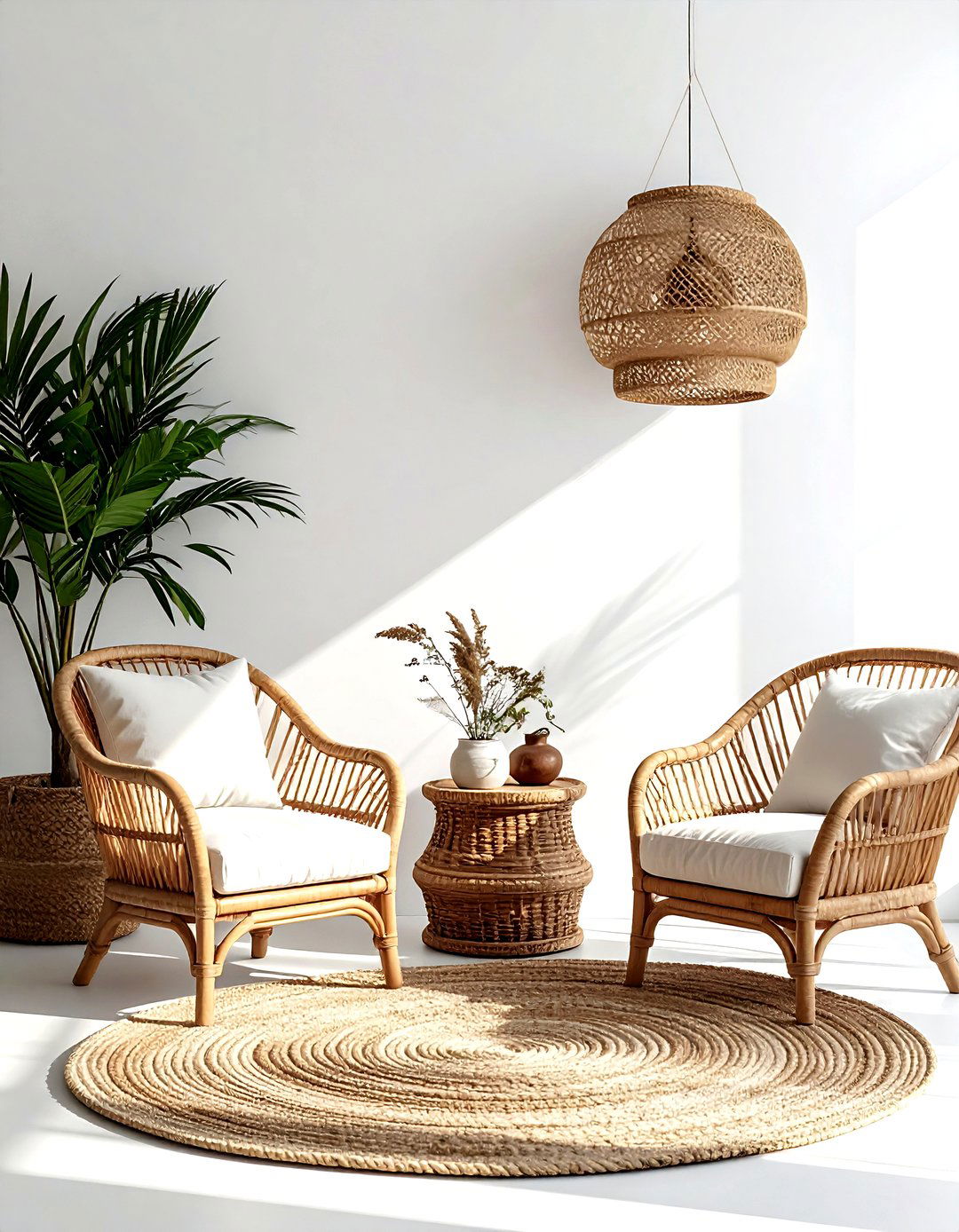 Boho minimalist living room - 30 minimalist white living room ideas