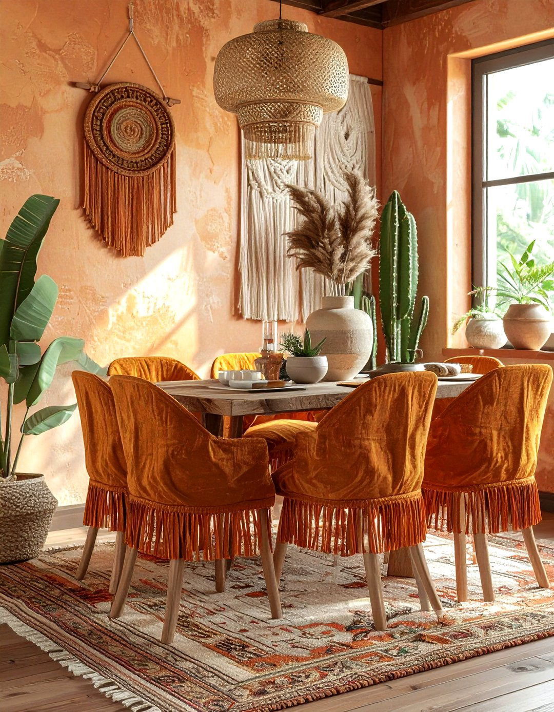 Boho slipcovered dining chairs - 30 slipcovered dining chair ideas