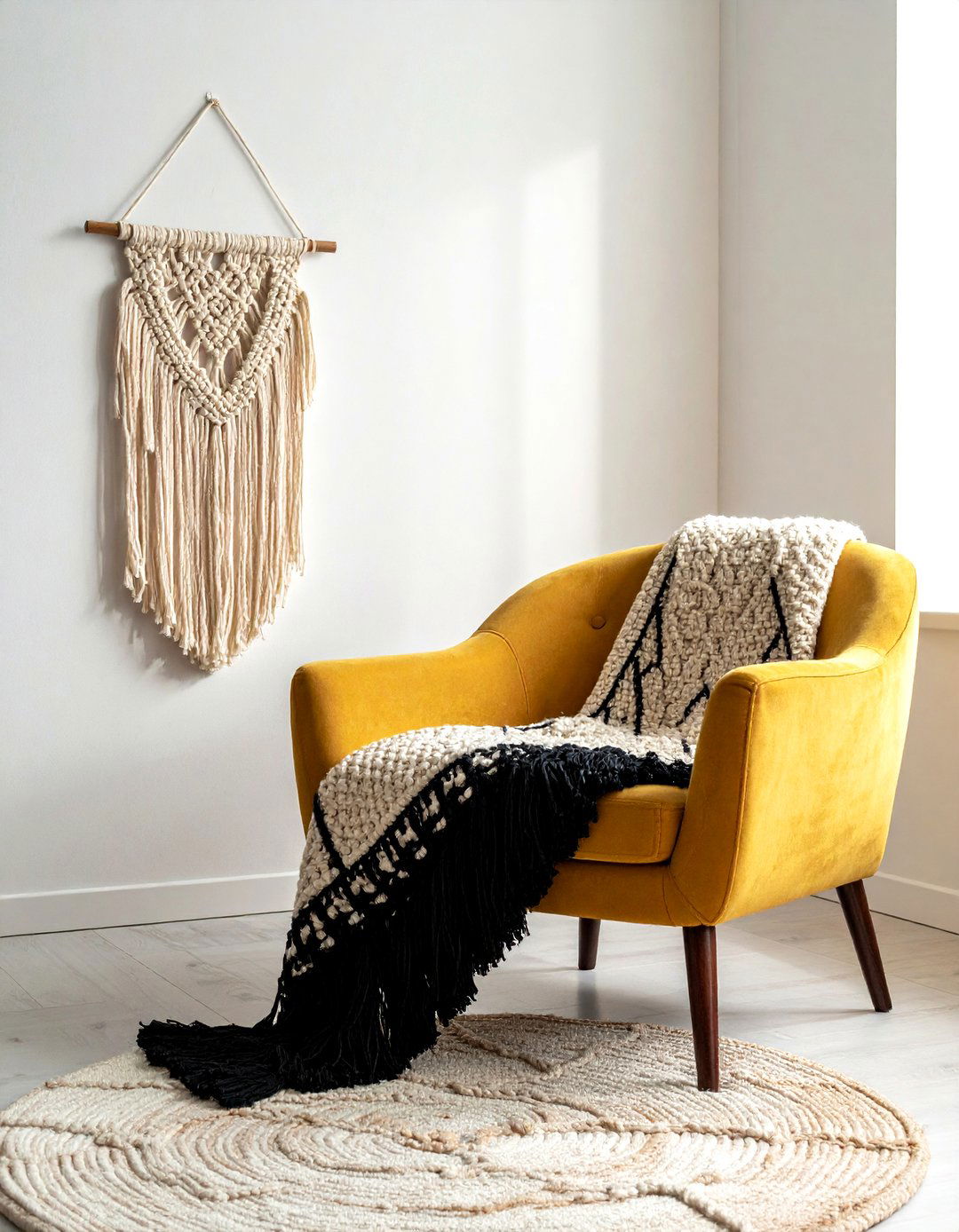Boho tassel throw - 30 throw blanket ideas