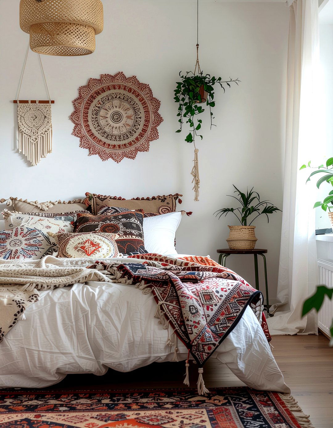 Boho wallpaper bedroom - 30 bedroom modern wallpapers