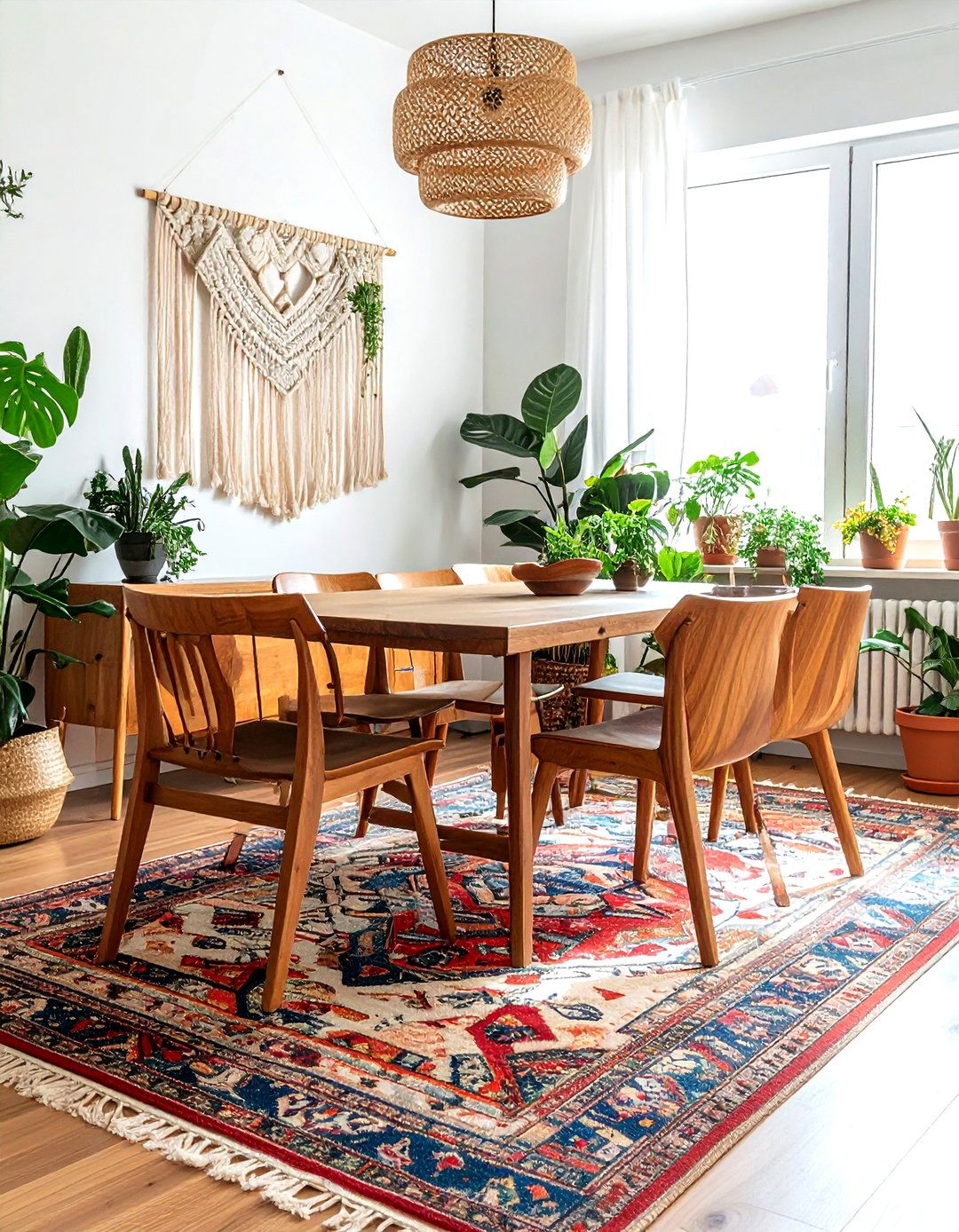 Boho wishbone chair interior - 30 wishbone dining chair ideas