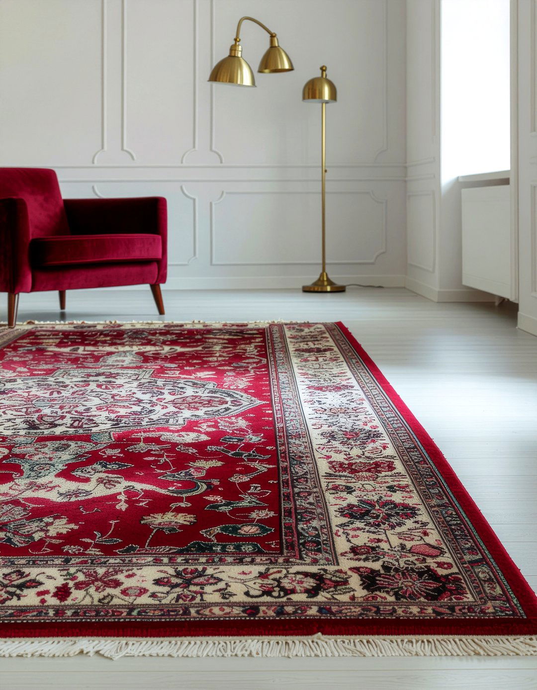 Bokhara Wool Rug - 30 living room oriental rugs