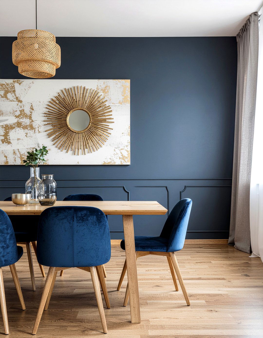 Bold Accent Wall - 30 generational dining room ideas