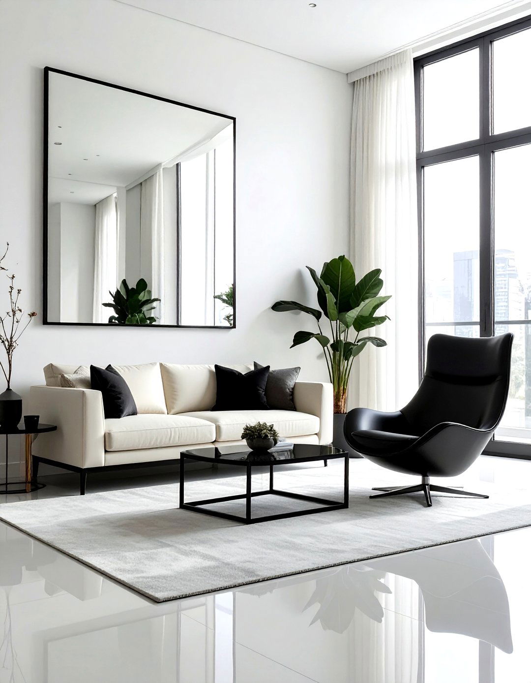 Bold Black Accent Furniture Living Room - 30 black living room furniture ideas