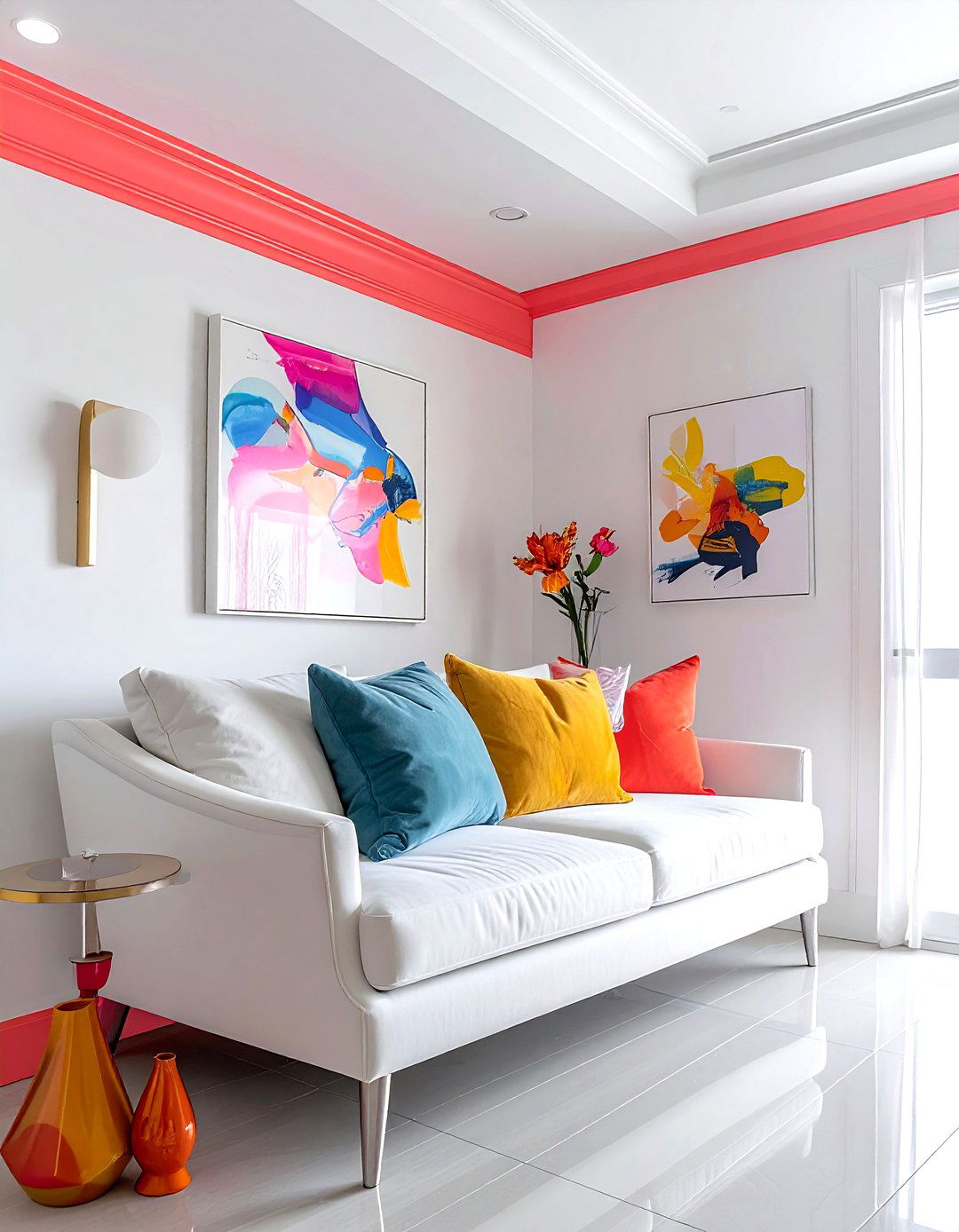 Bold Color Chair Rail - 30 chair rail ideas