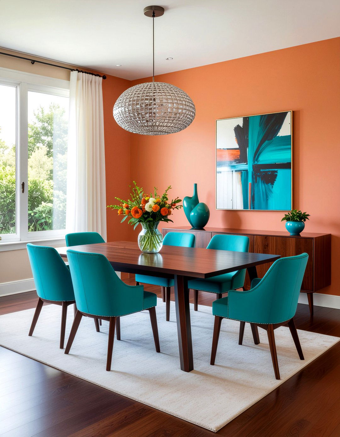 Bold Color Dining Room - 30 New Zealand dining room ideas
