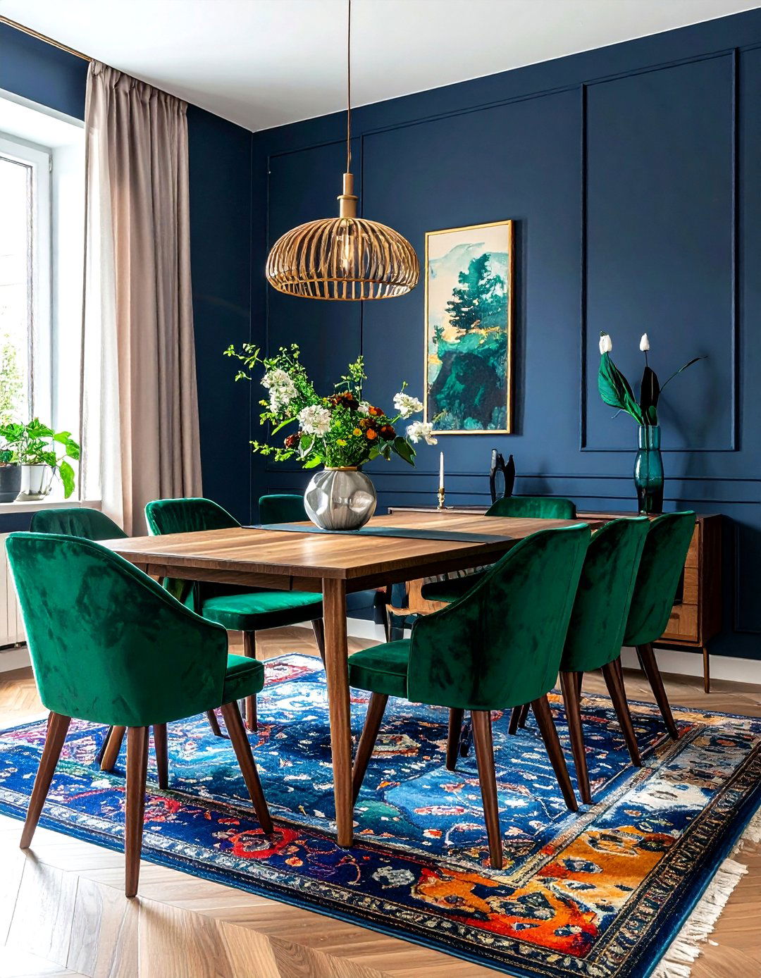 Bold Color Dining Room - 30 stunning dining room ideas