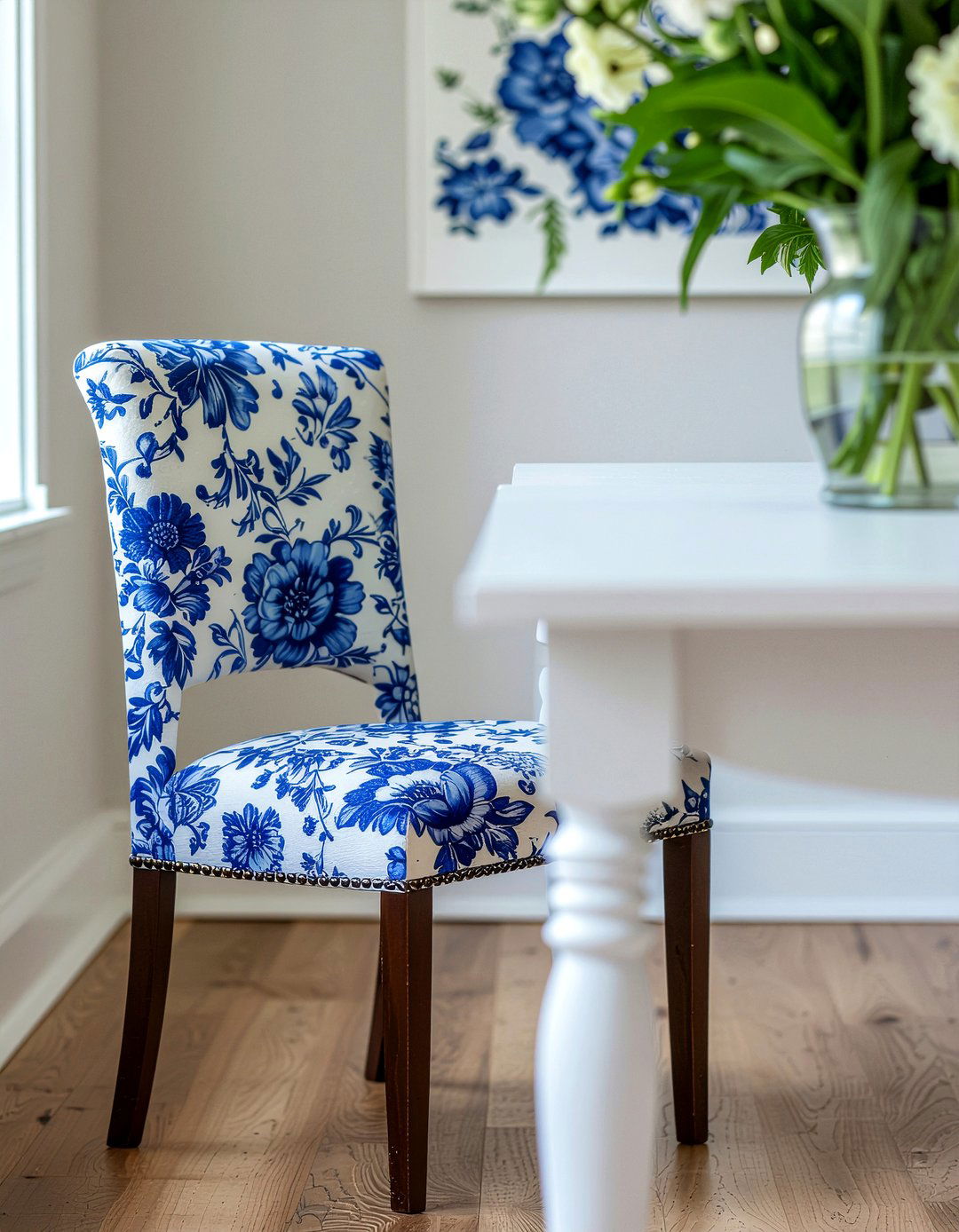 Bold Patterned Dining Armchair - 30 host dining chair ideas