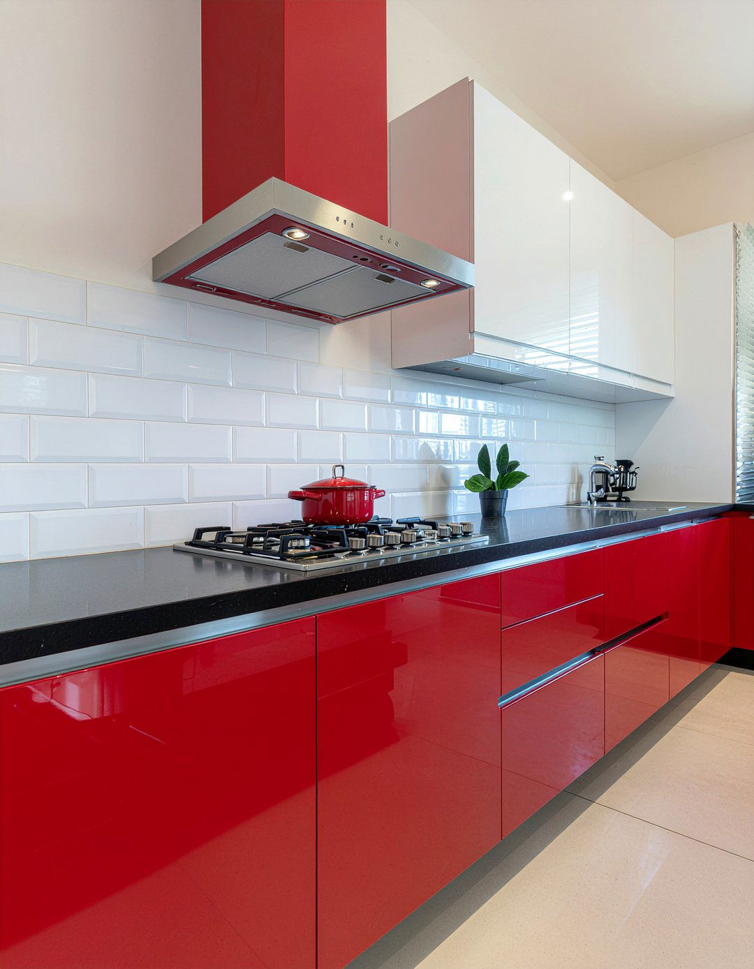 Bold Red La Cornue Kitchen - 30 La Cornue kitchen ideas