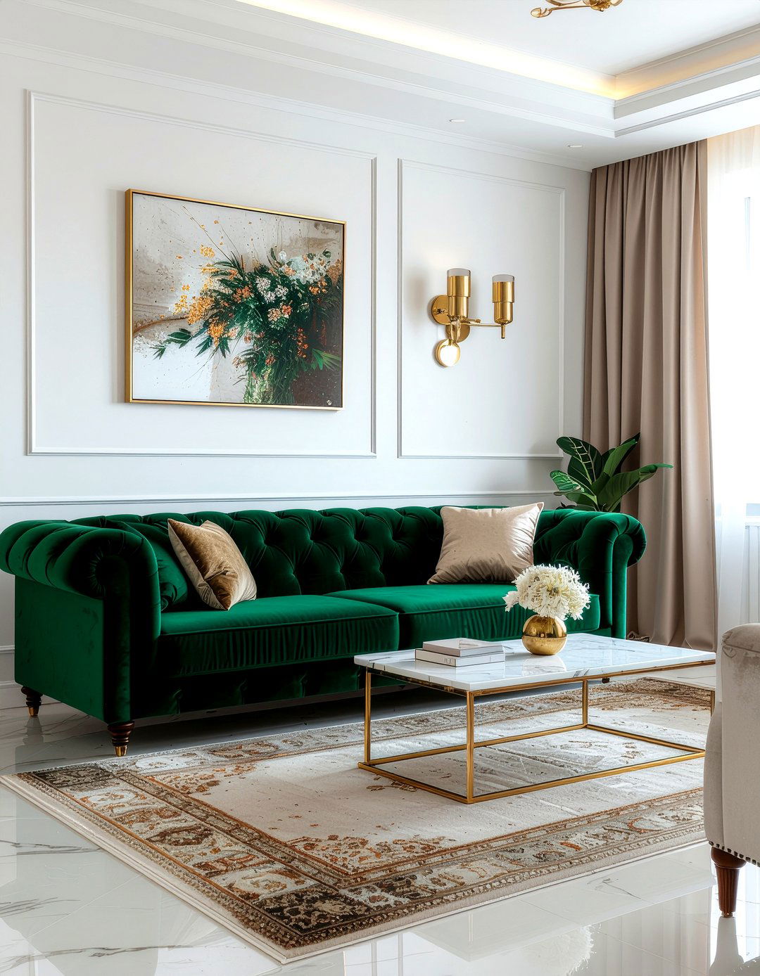 Bold Velvet Sofa - 30 focal point ideas