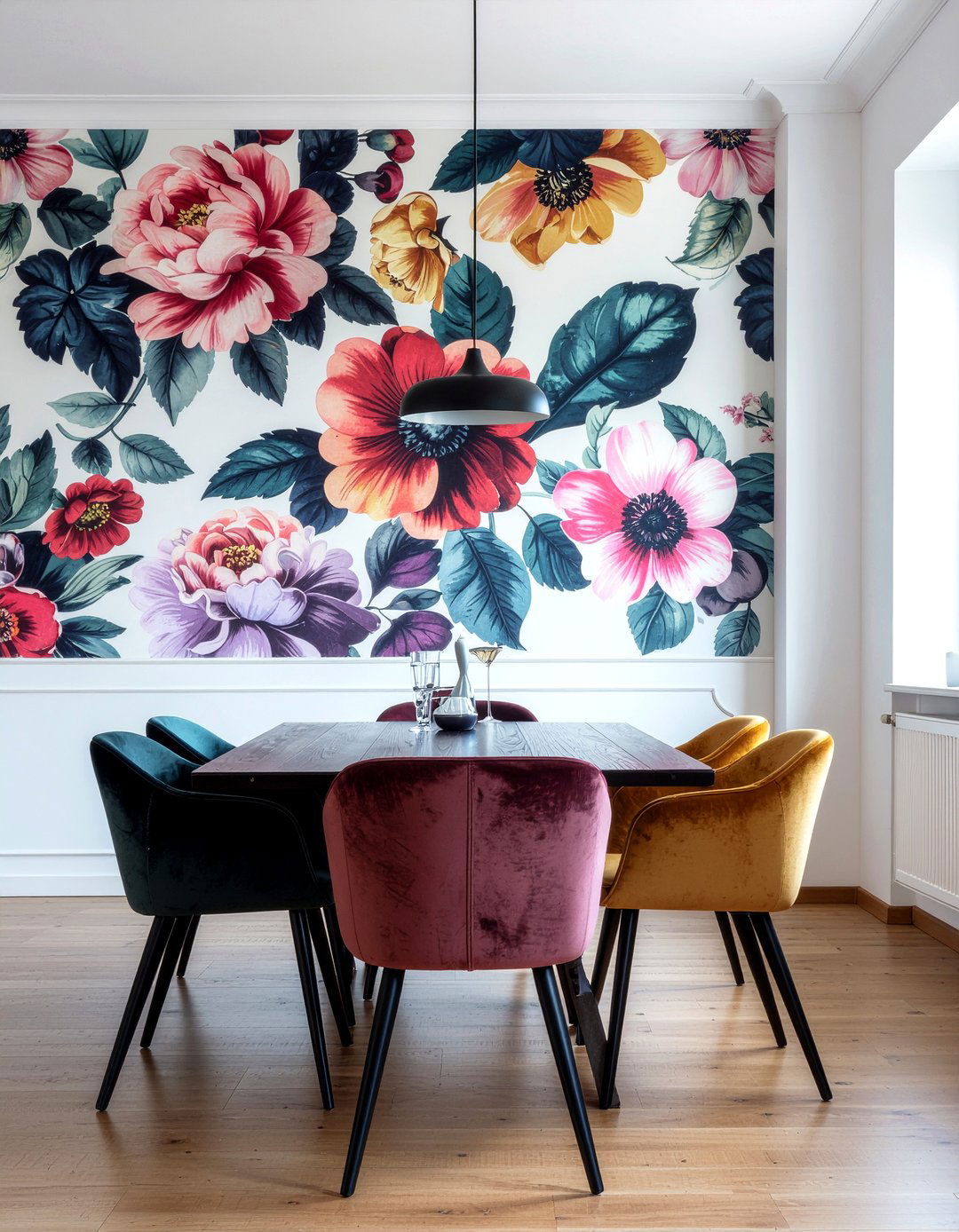 Bold Wallpaper Patterns - 30 maximalist dining room ideas