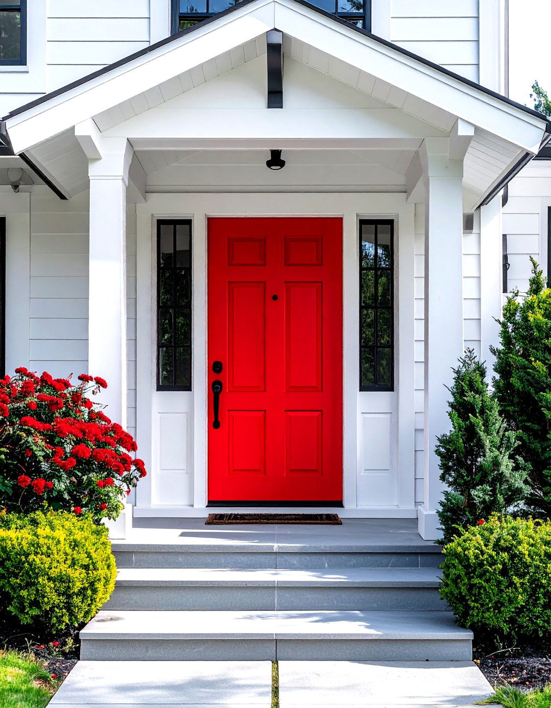 Bold front door - 30 bright decor ideas
