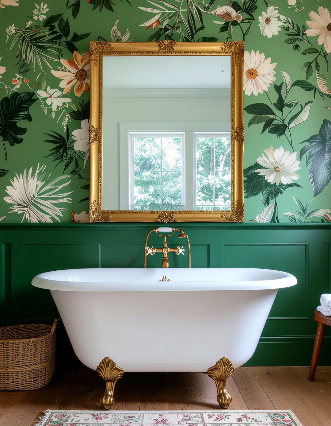 Bold wallpaper - 30 small bathroom ideas