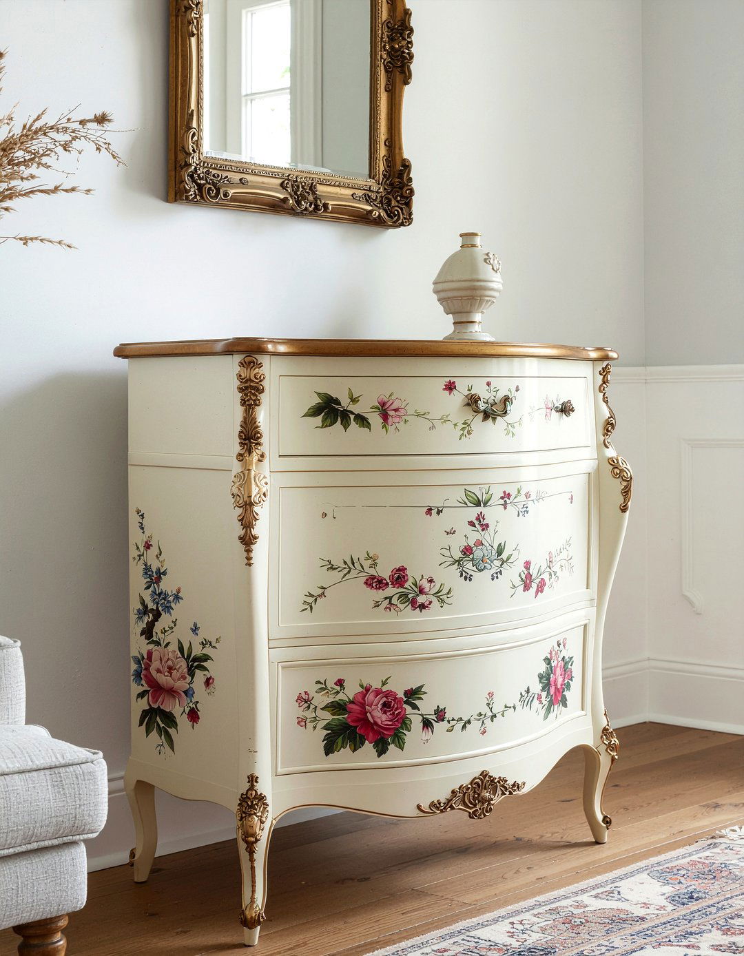 Bombe Chest Drawer - 30 living room French furniture ideas