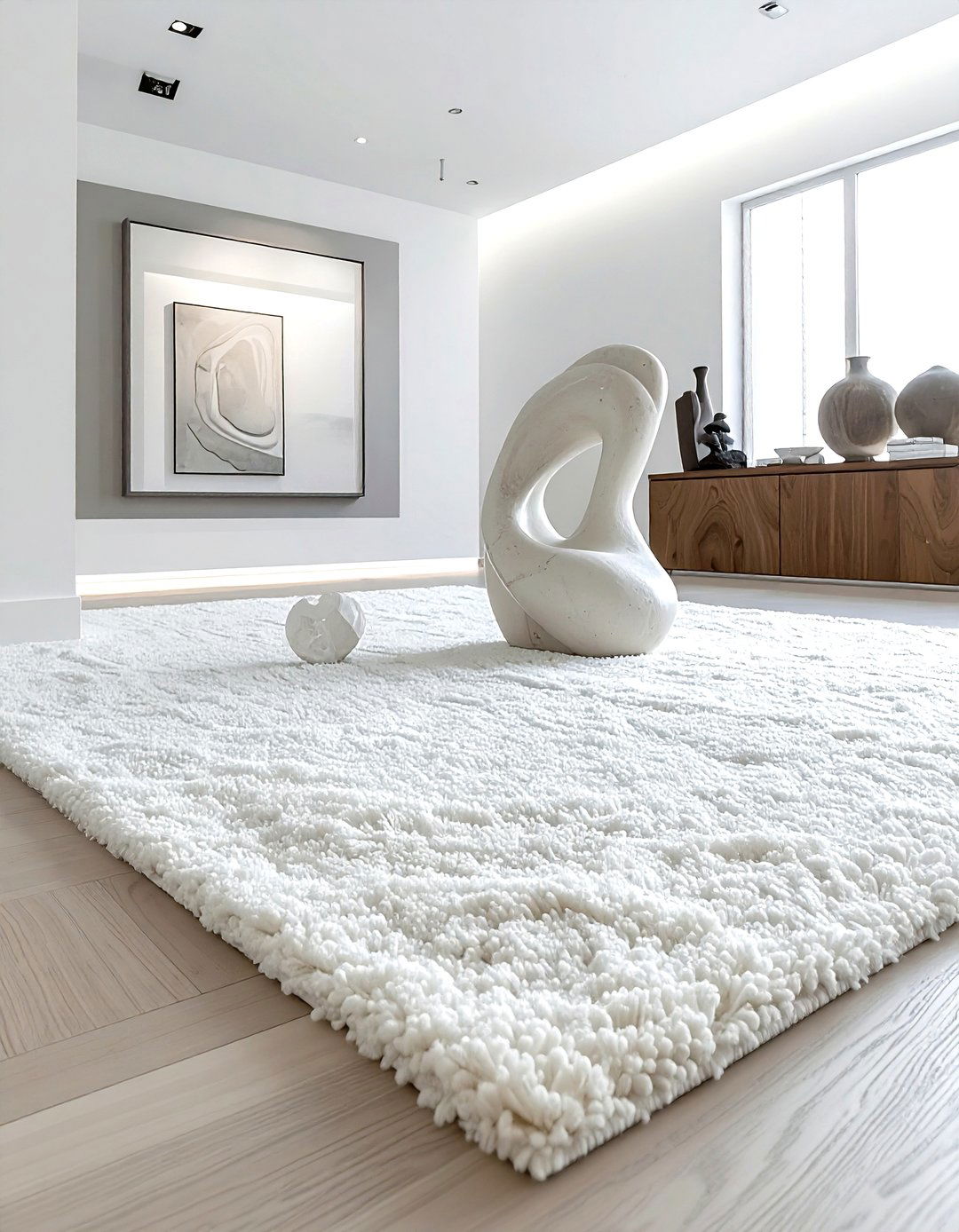 Bone white rug - 30 neutral rug ideas