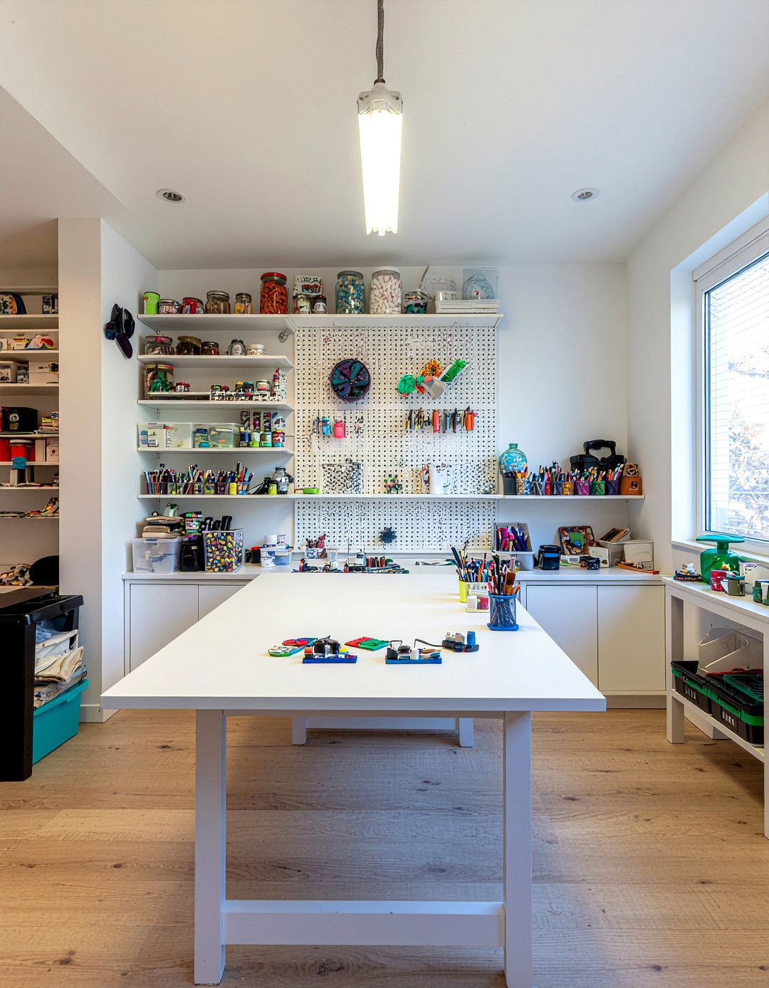 Bonus Room Craft Area - 30 bonus room living room ideas