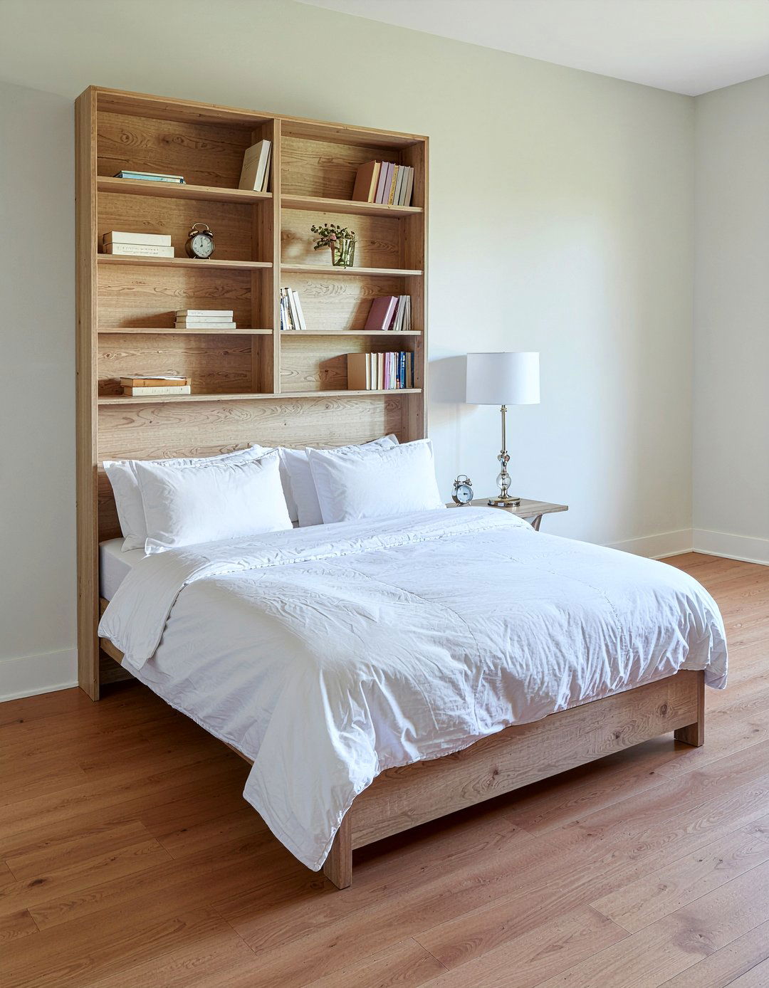 Bookcase Headboard Waterbed - 30 bedroom waterbed ideas