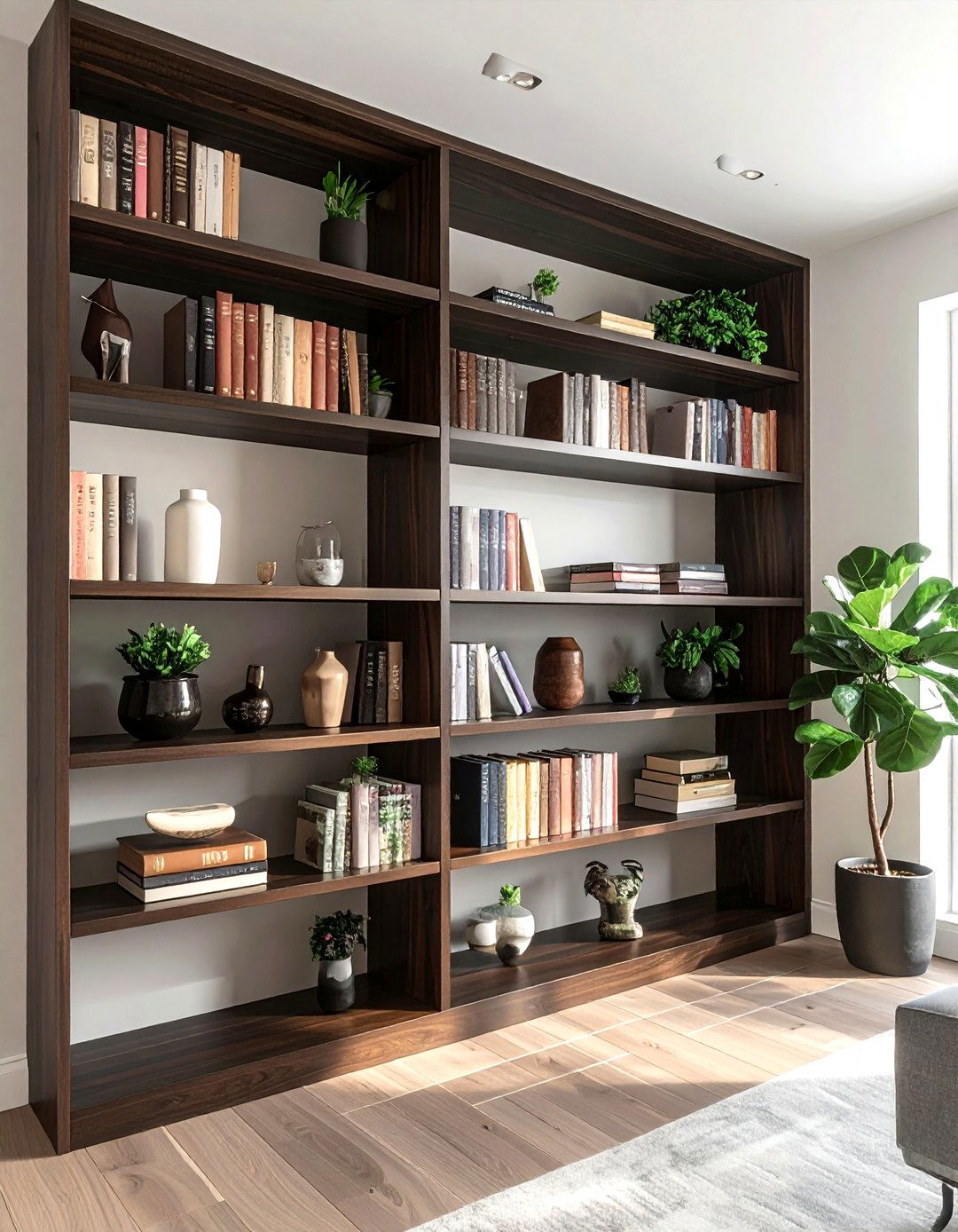 Bookshelf Closet Conversion - 30 living room closet organization