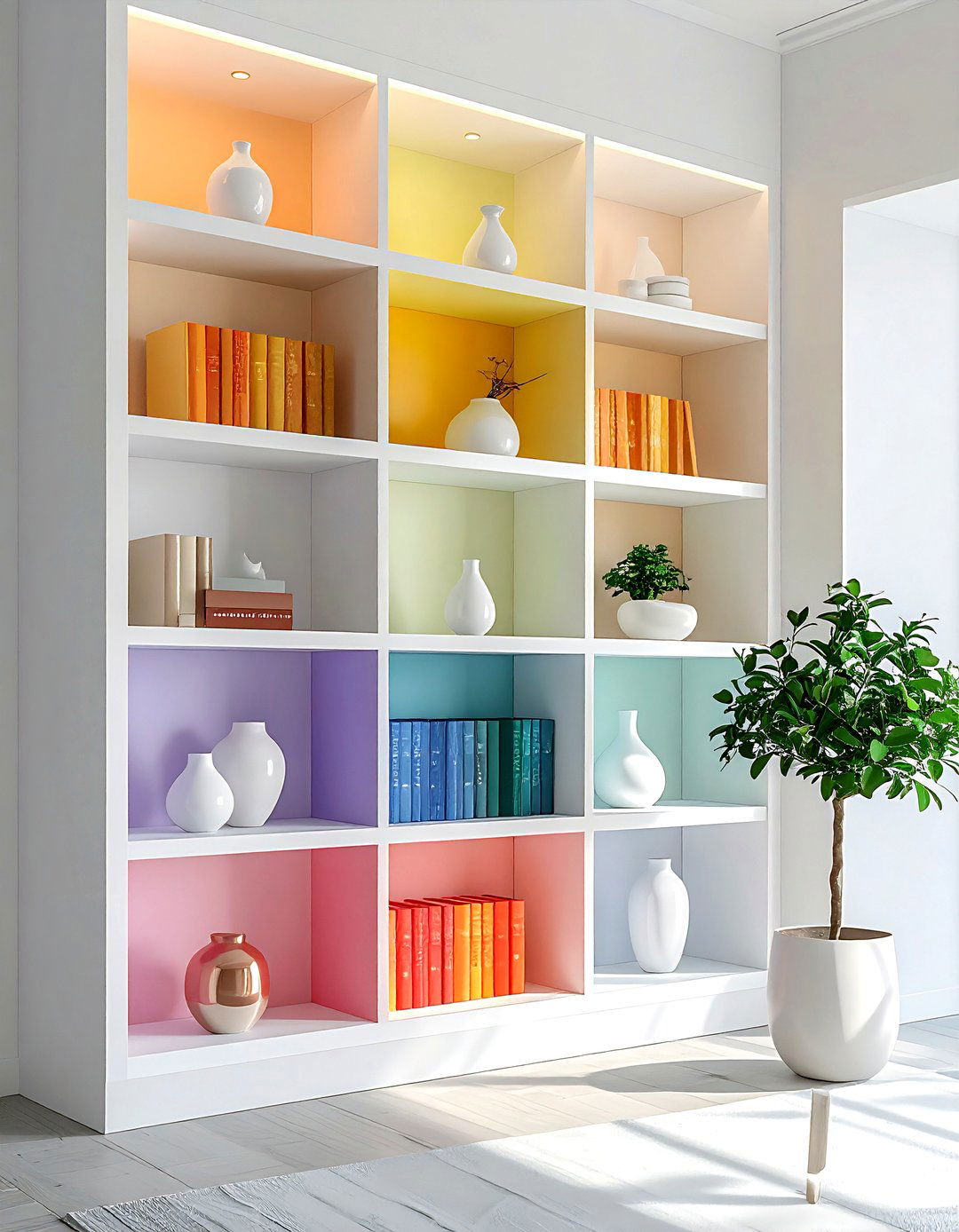 Bookshelf Styling - 30 affordable living room ideas