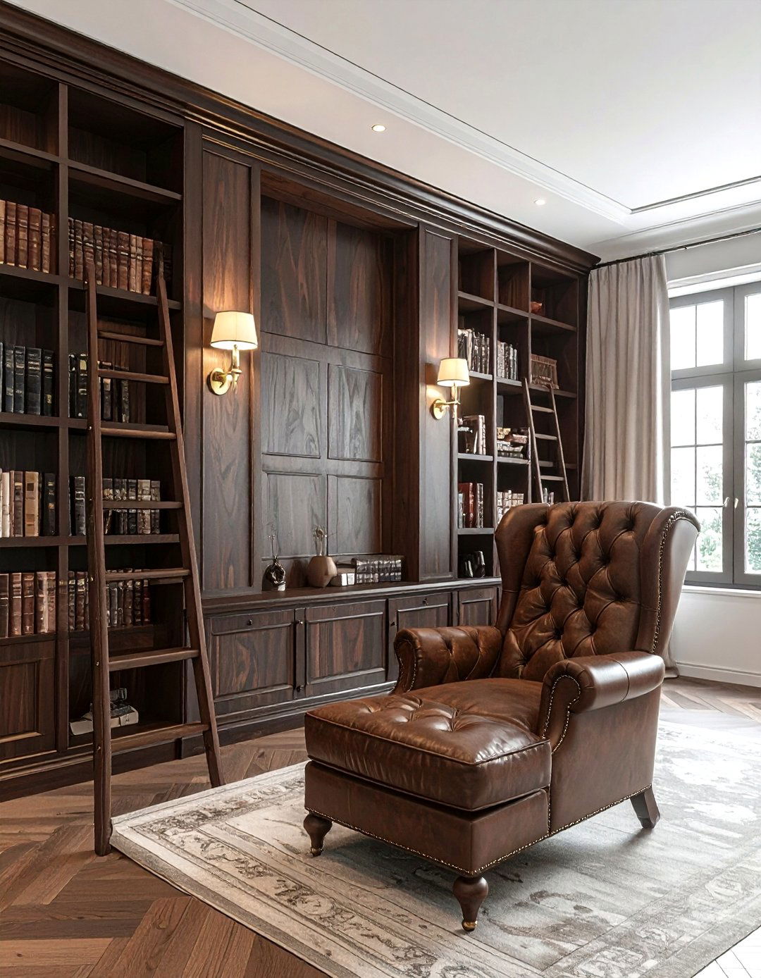 Bookshelf Wall Sconces - 30 sconce lighting ideas