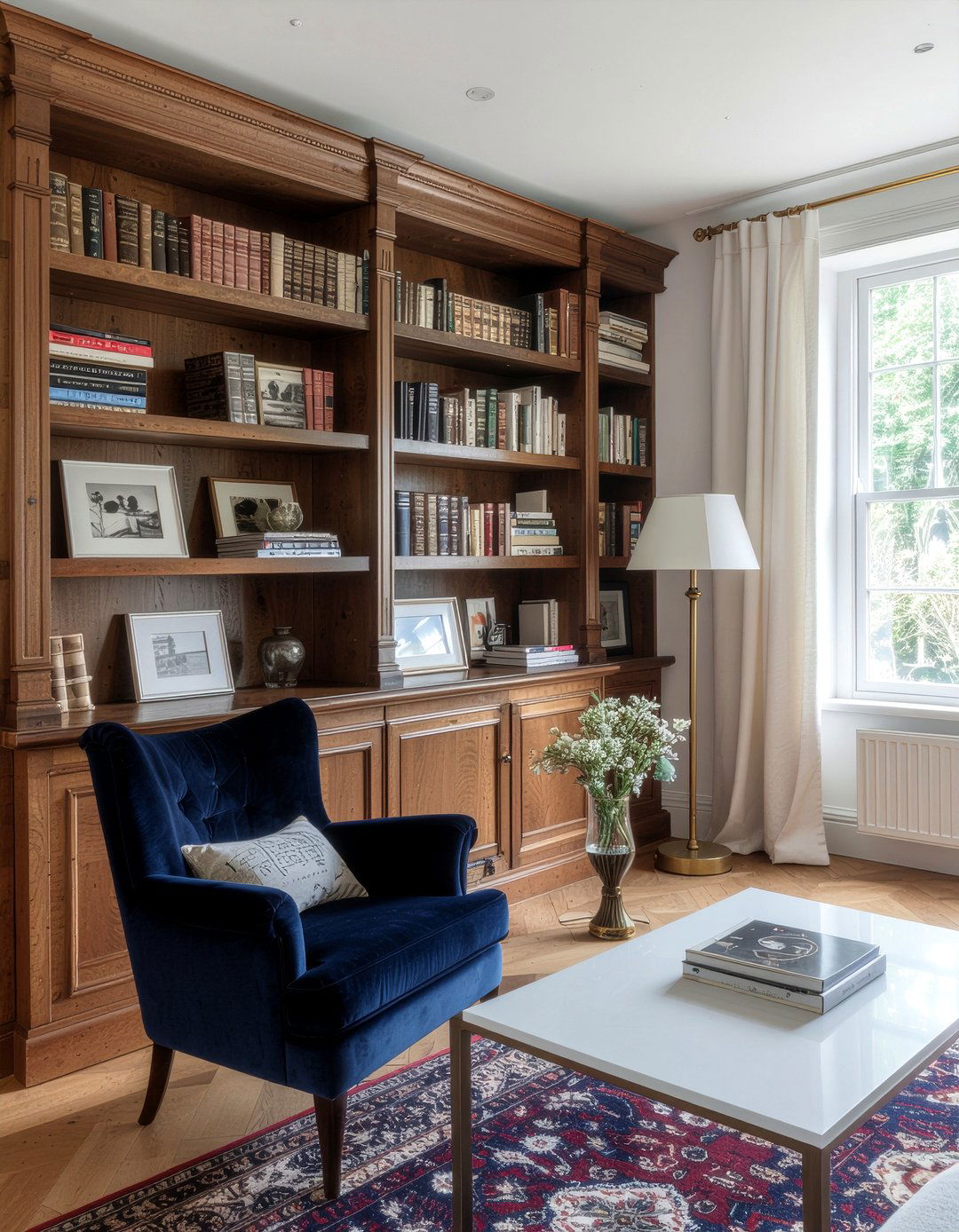 Bookshelf Wealth Living Room - 30 magazine living room ideas