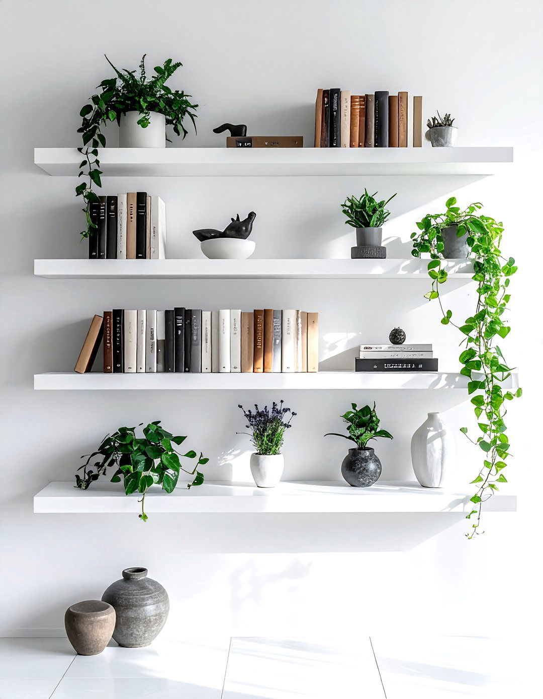 Bookshelf decor - 30 decor improvement ideas