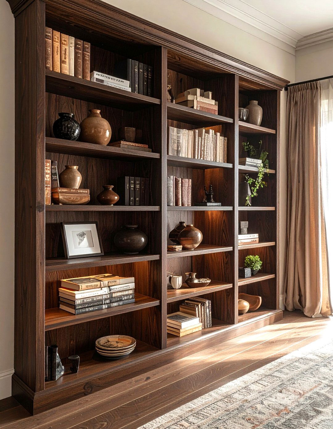 Bookshelf decor layering - 30 decor layering ideas