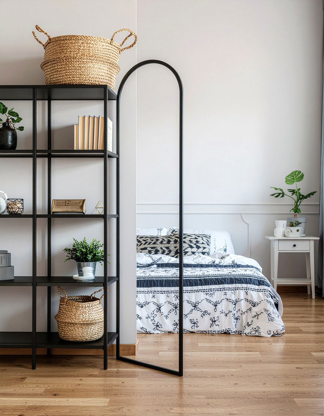 Bookshelf partition - 30 bedroom room dividers