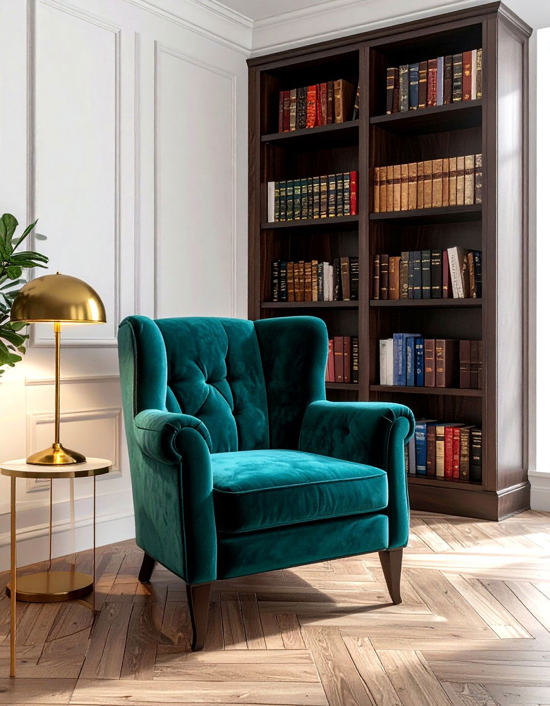 Bookshelf reading nook - 30 living room reading nook ideas