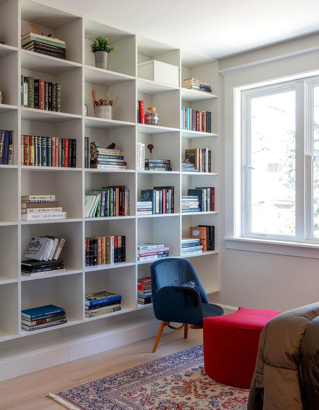 Bookshelves - 30 inexpensive bedroom ideas