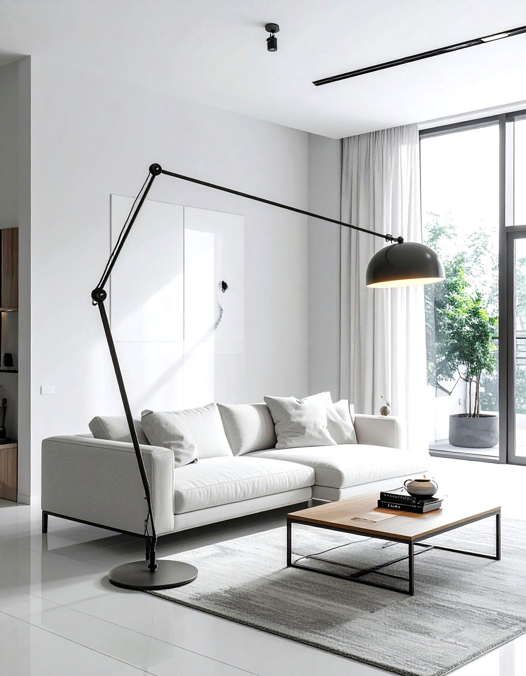 Boom Arm Floor Lamp Living Room - 30 living room lamp ideas