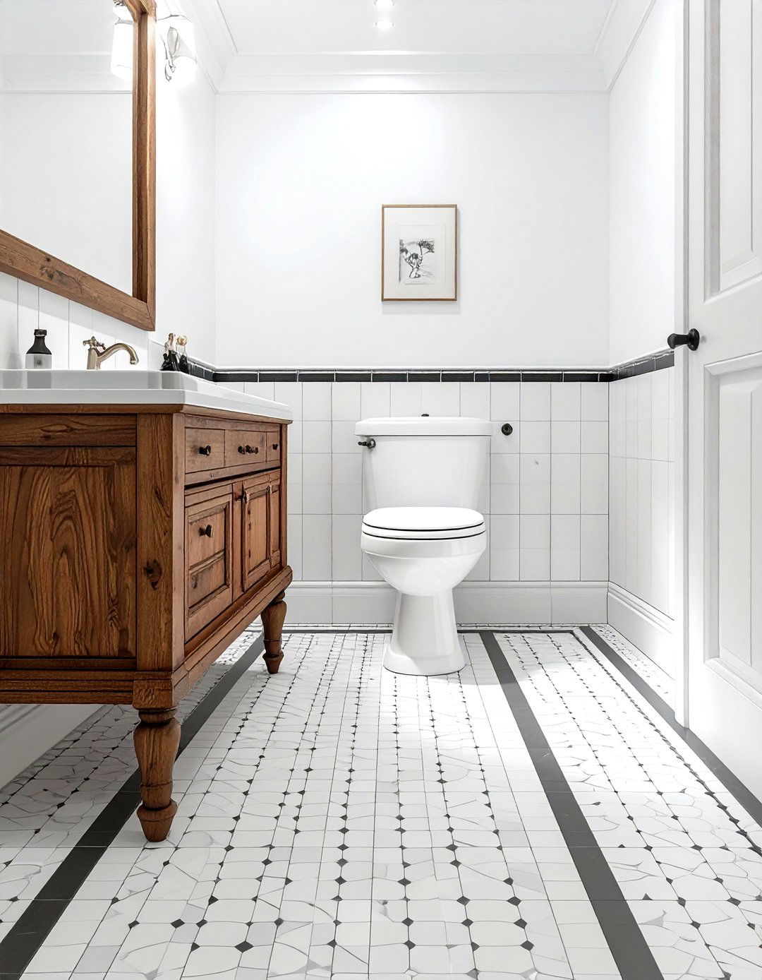 30 Penny Tile Bathroom Ideas for a Modern Look