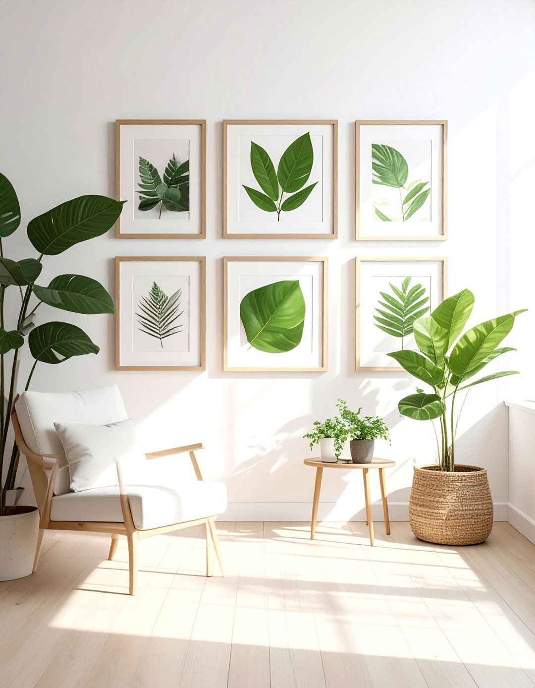 Botanical And Photo Mix - 30 photo wall ideas