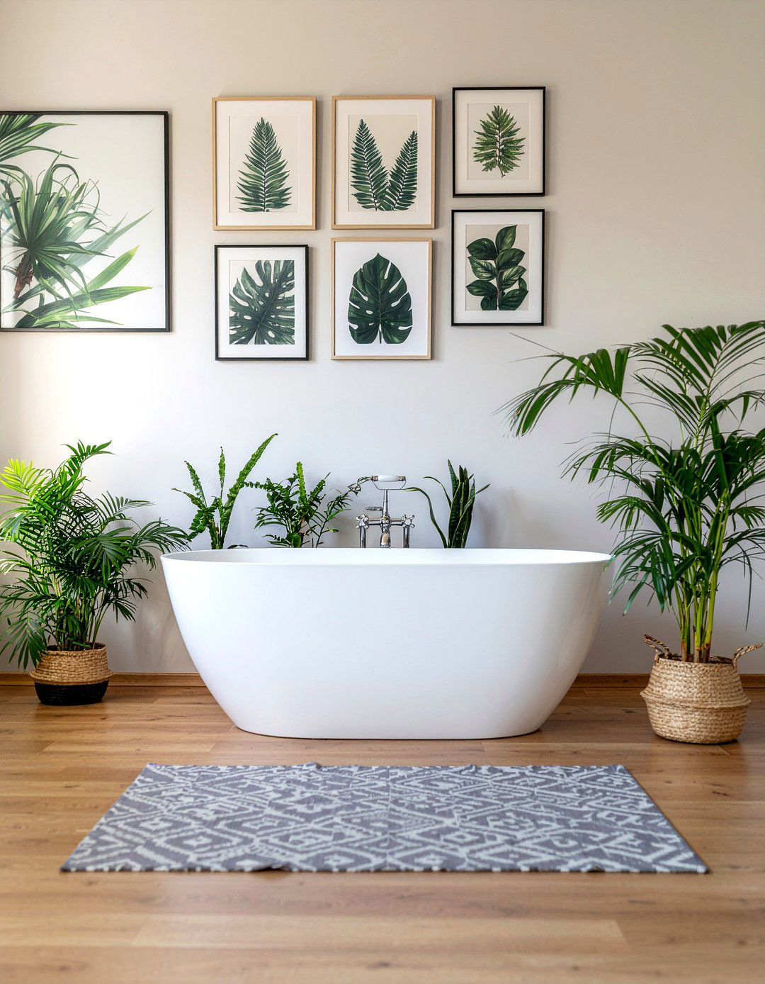 Botanical Art - 30 jungle bathroom ideas