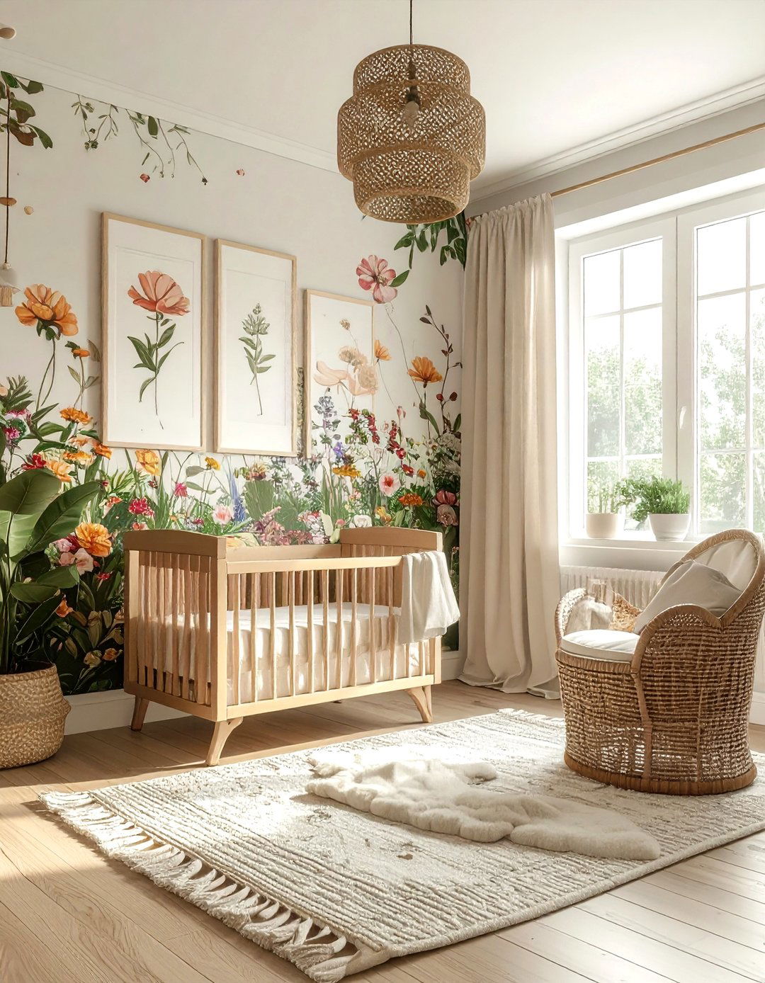 Botanical Garden Nursery - 30 kids room decor ideas