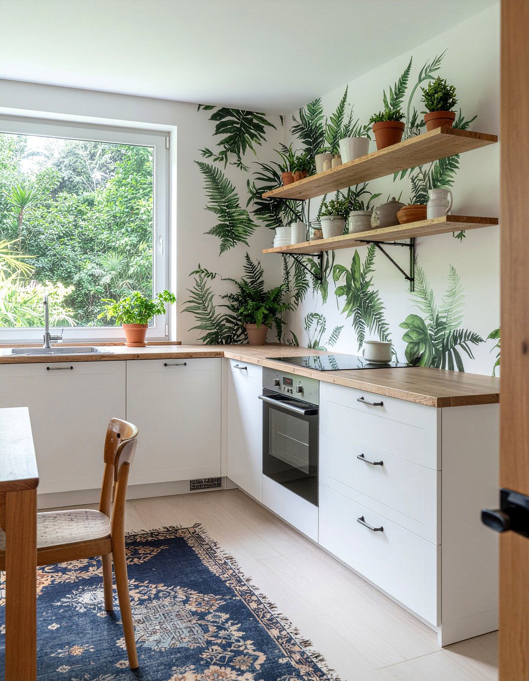 Botanical Kitchen Wallpaper - 30 kitchen wallpaper ideas