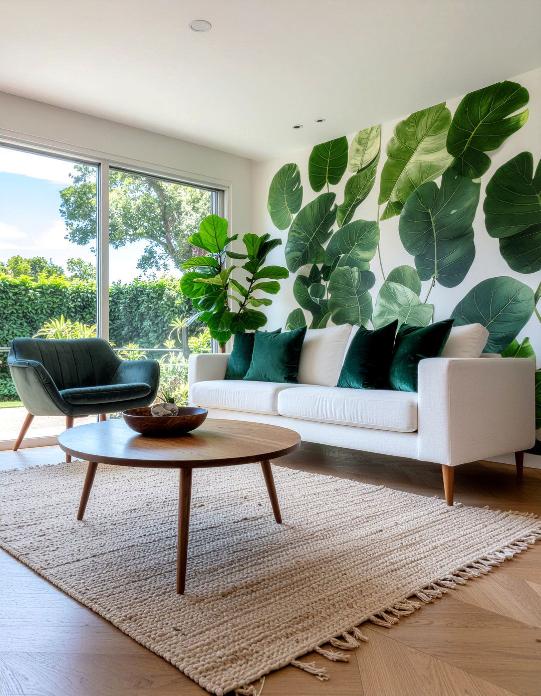 Botanical Living Room - 30 trending living room ideas