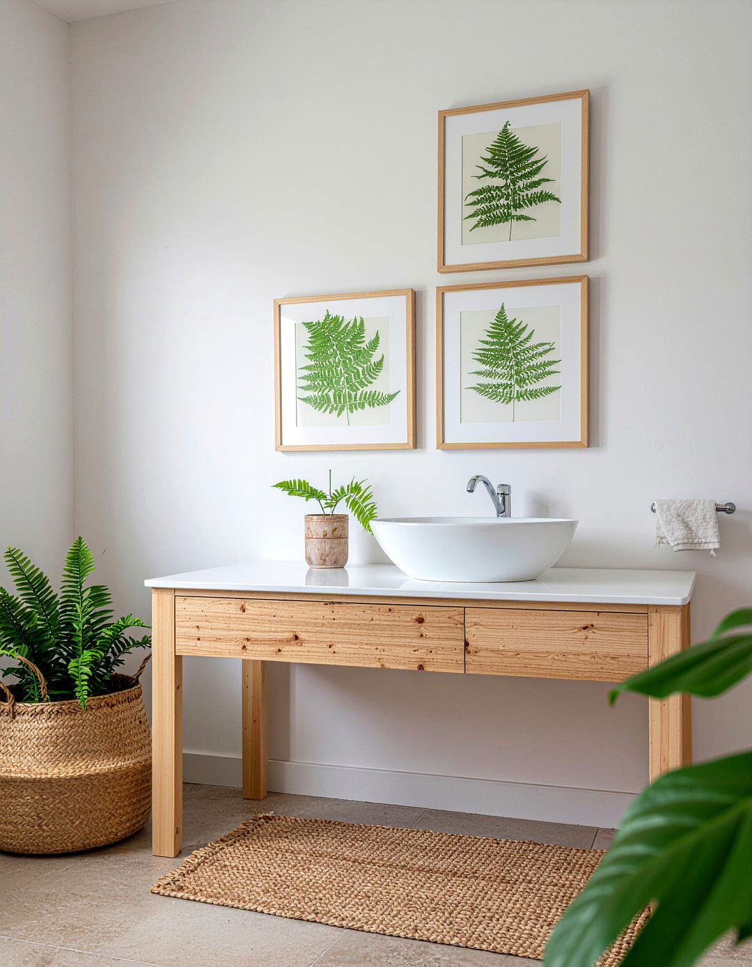 Botanical Prints - 30 powder room ideas