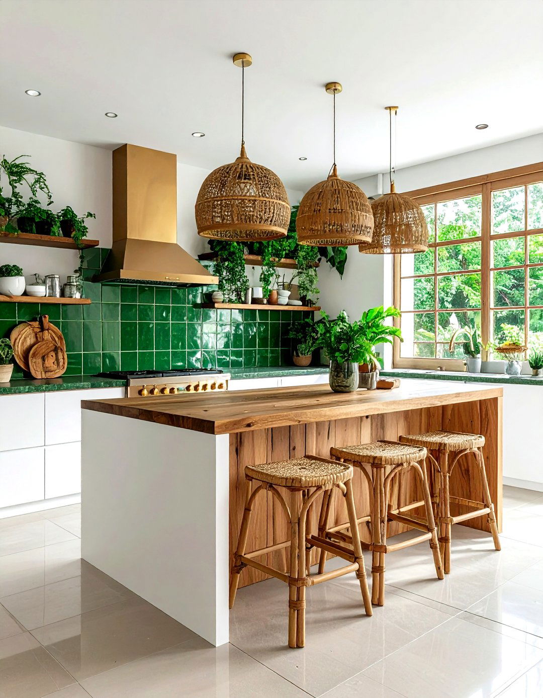 Botanical Safari Kitchen - 30 safari decor ideas