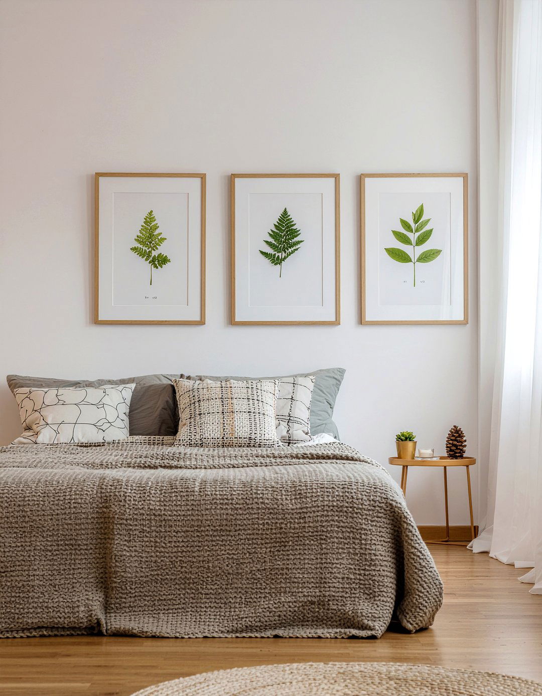 Botanical Wall Art - 30 light academia bedroom ideas
